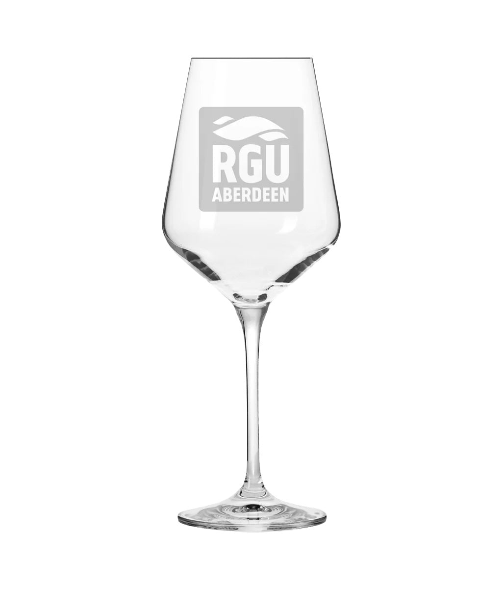 Engraved Wine Glass
