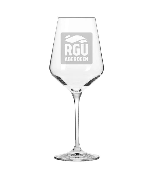 Engraved Wine Glass